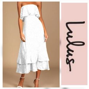 Lulus Love you so Truly Strapless Dress